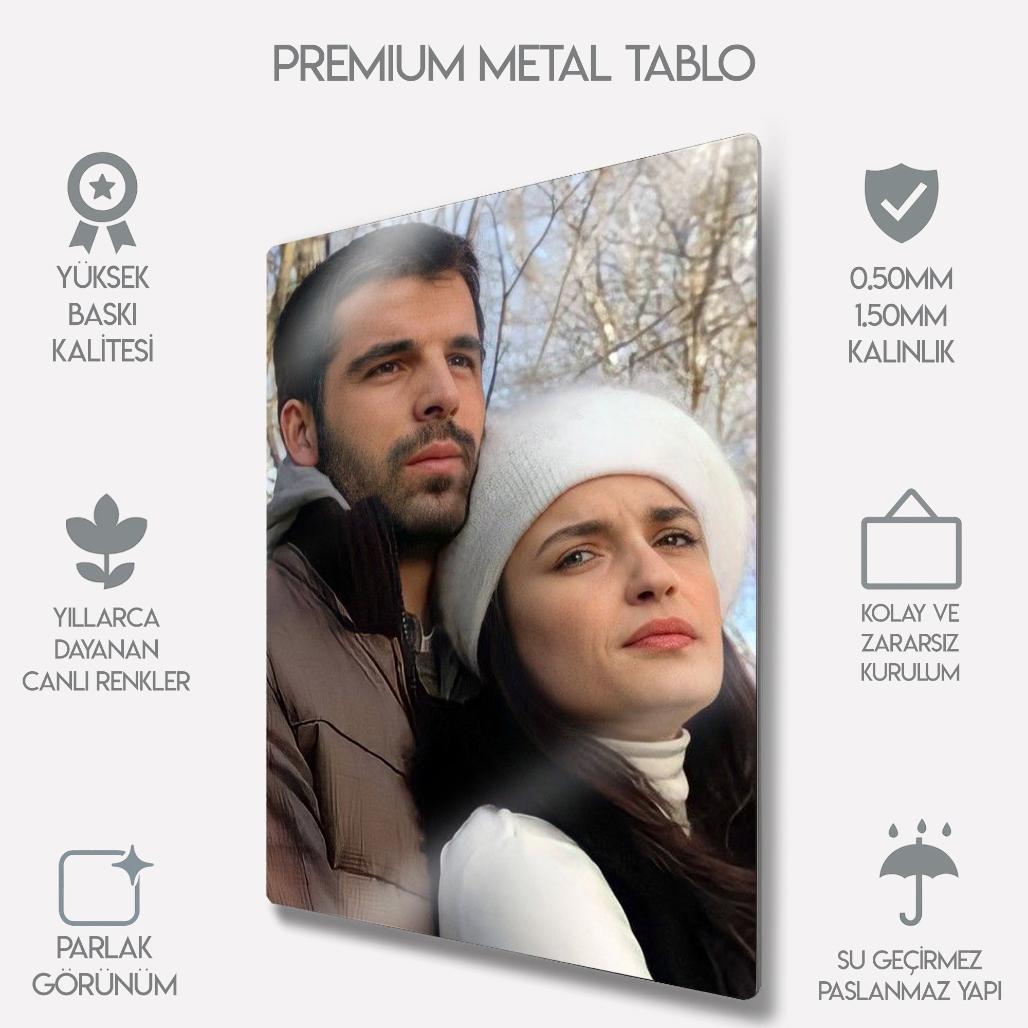 Adanalı Maraz Ali İdil Aşk Tablosu - Metal Tablo