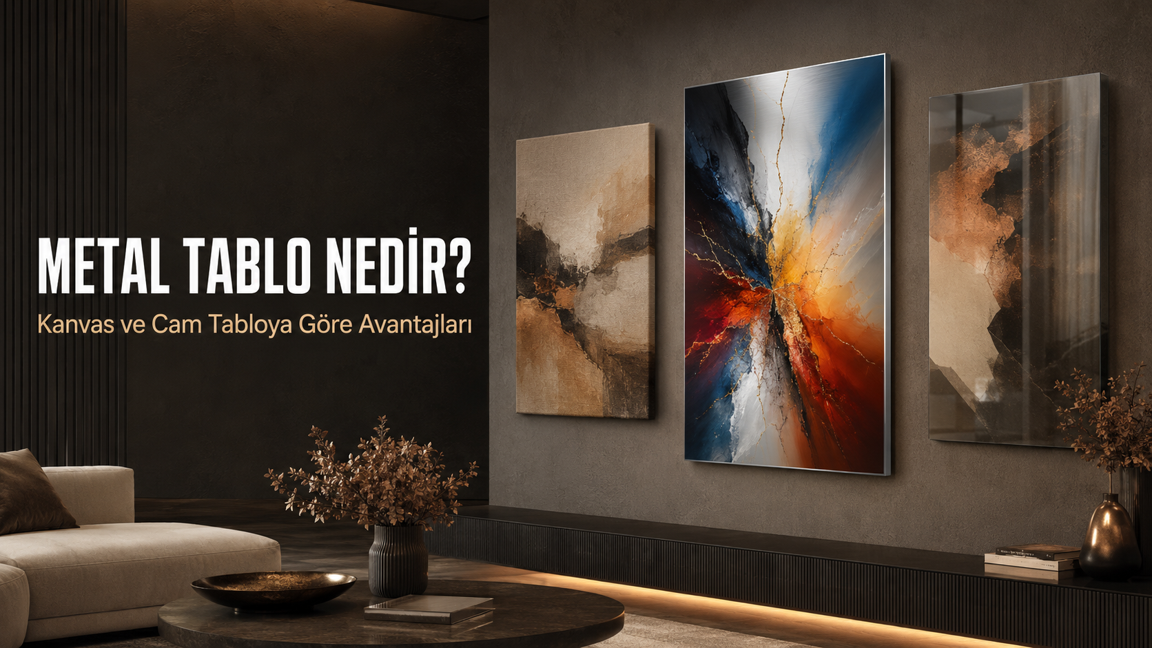 Metal Tablo Nedir? Kanvas, Cam ve Diğer Tablo Türlerine Göre Avantajları