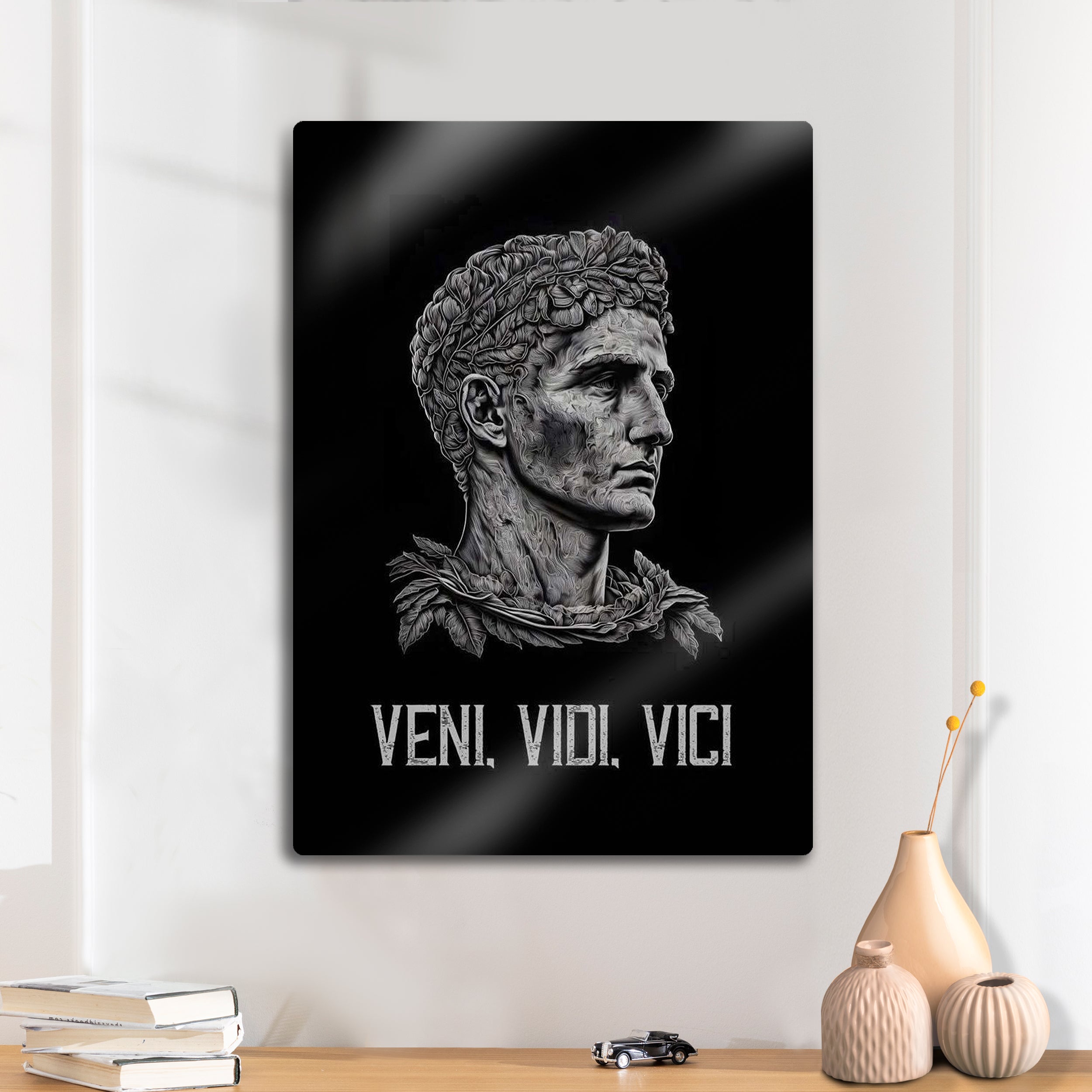 Veni Vidi Vici, Motivasyon Heykel - Metal Tablo
