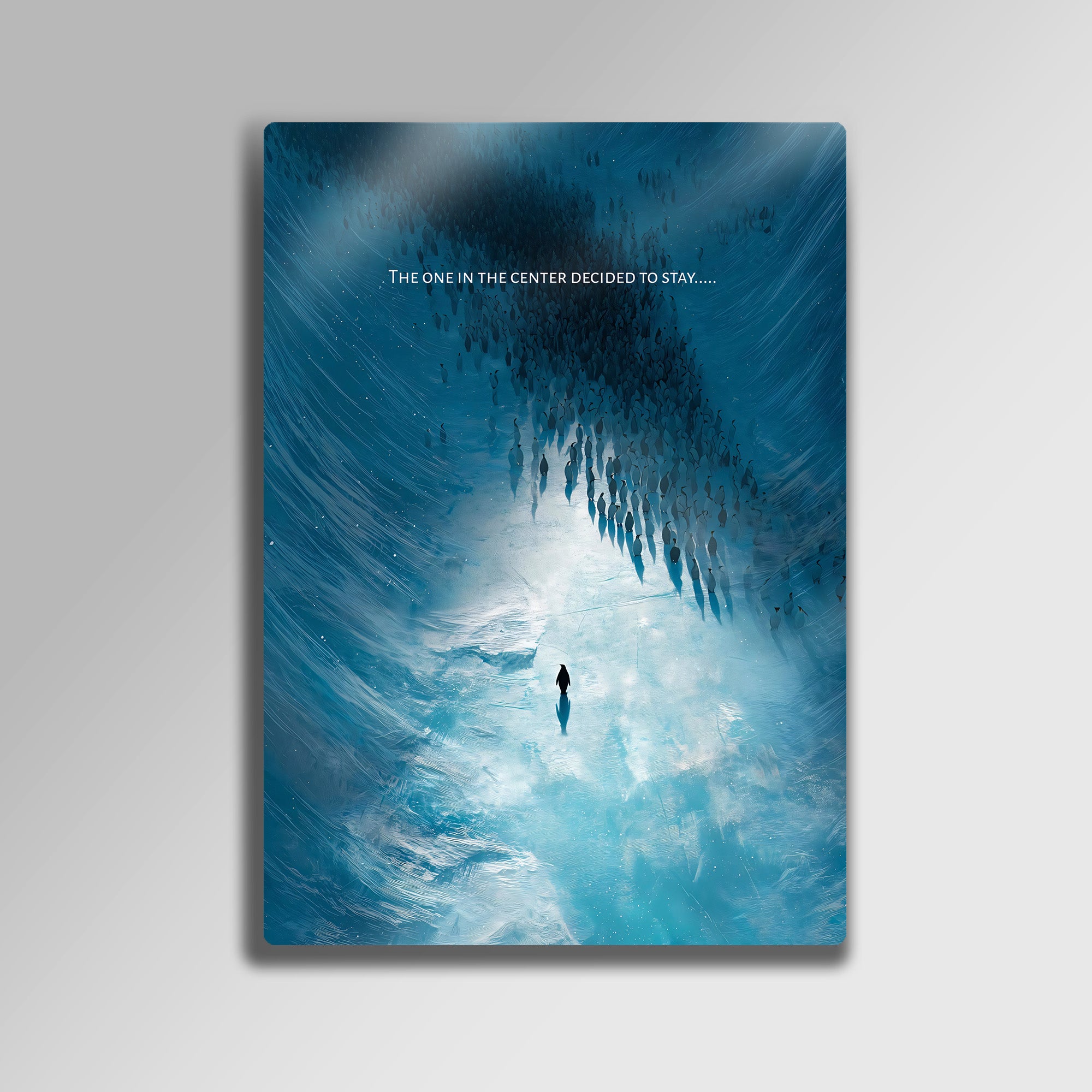 But Why, Nihilist Penguen, Penguin Motivasyon - Metal Tablo