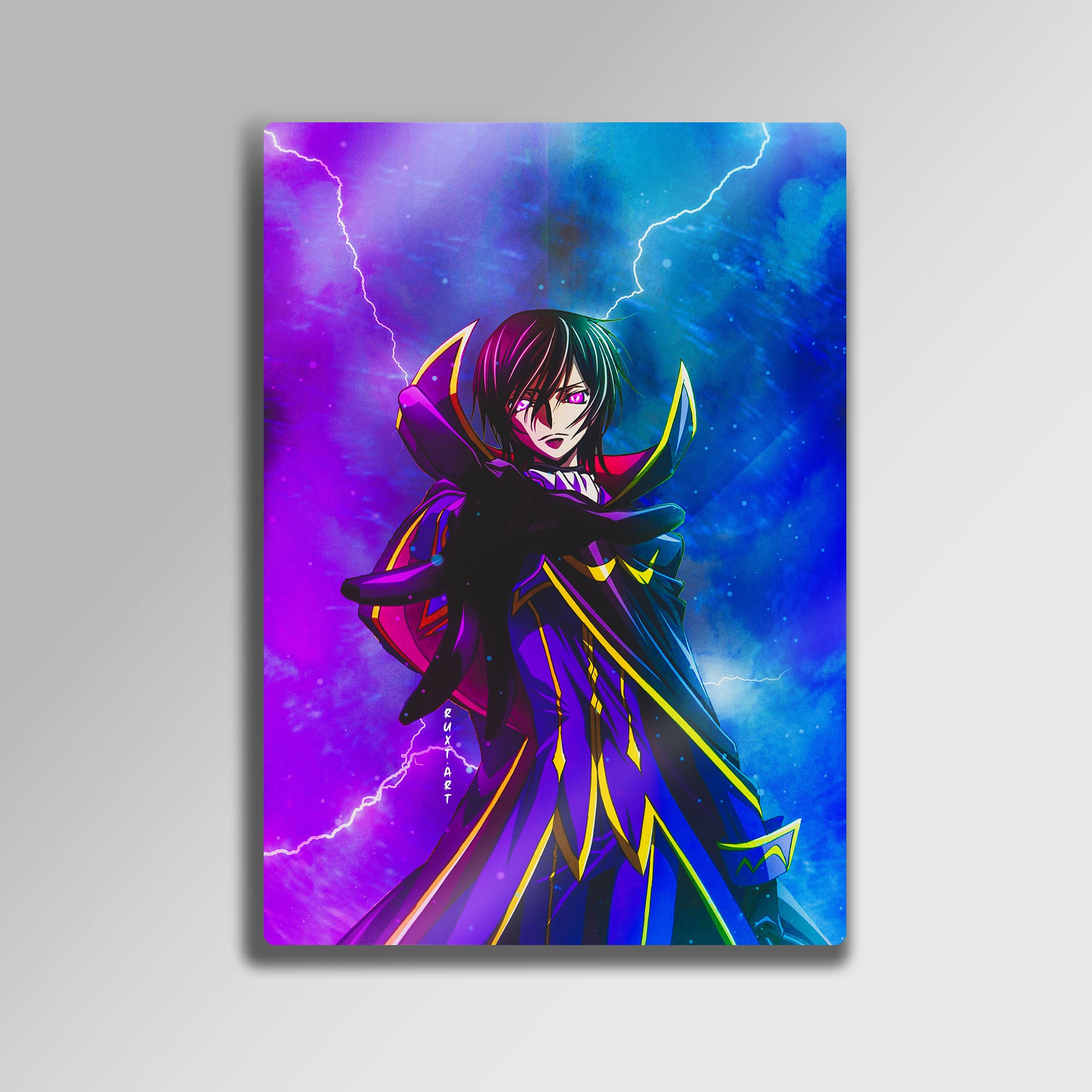 Code Geass Lelouch (Zero) - Metal Tablo