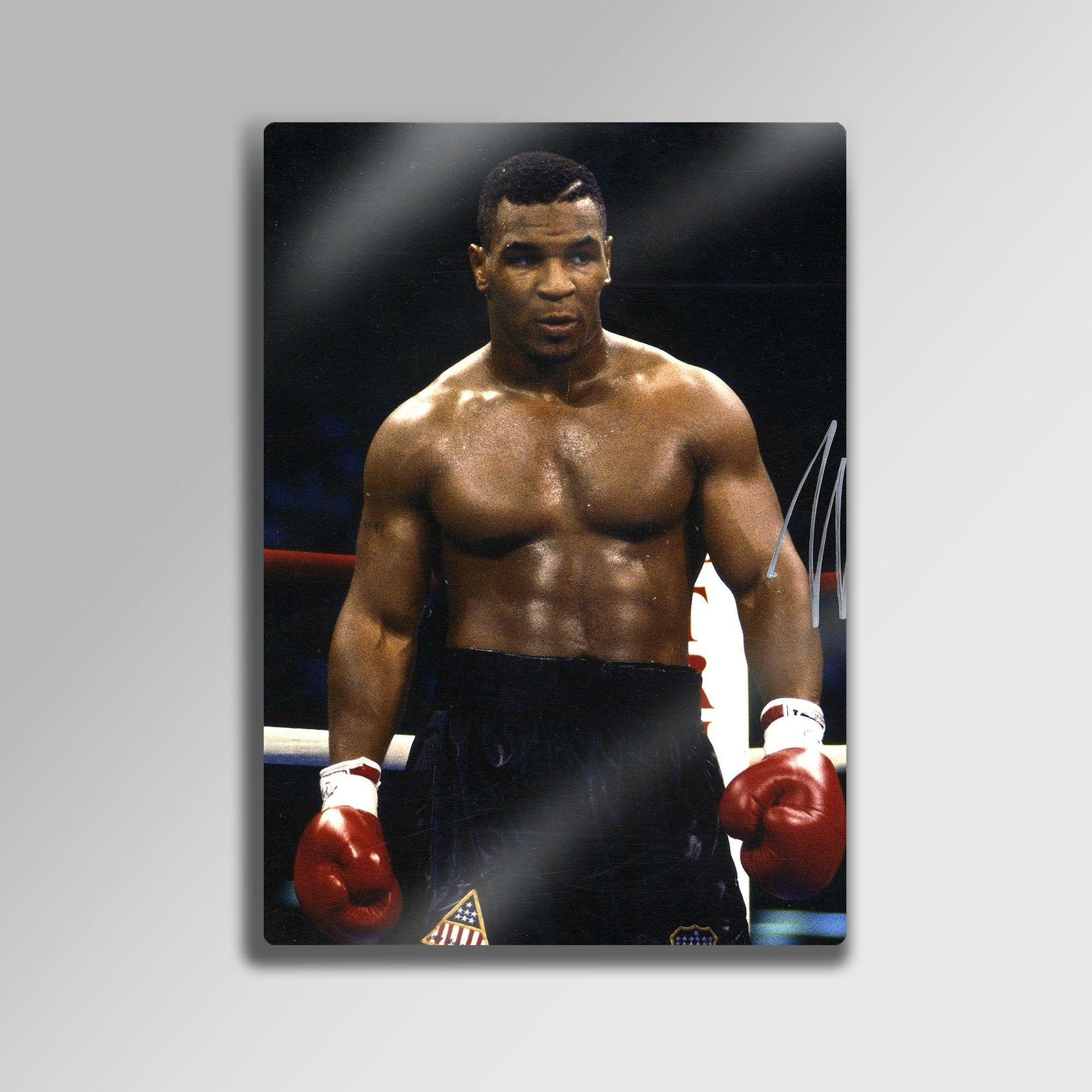 Mike Tyson İmzalı - Metal Tablo