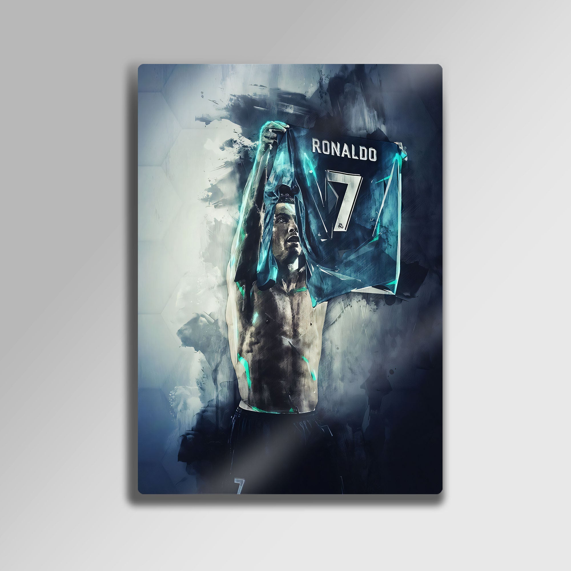 Cristiano Ronaldo "CR7" - Metal Tablo