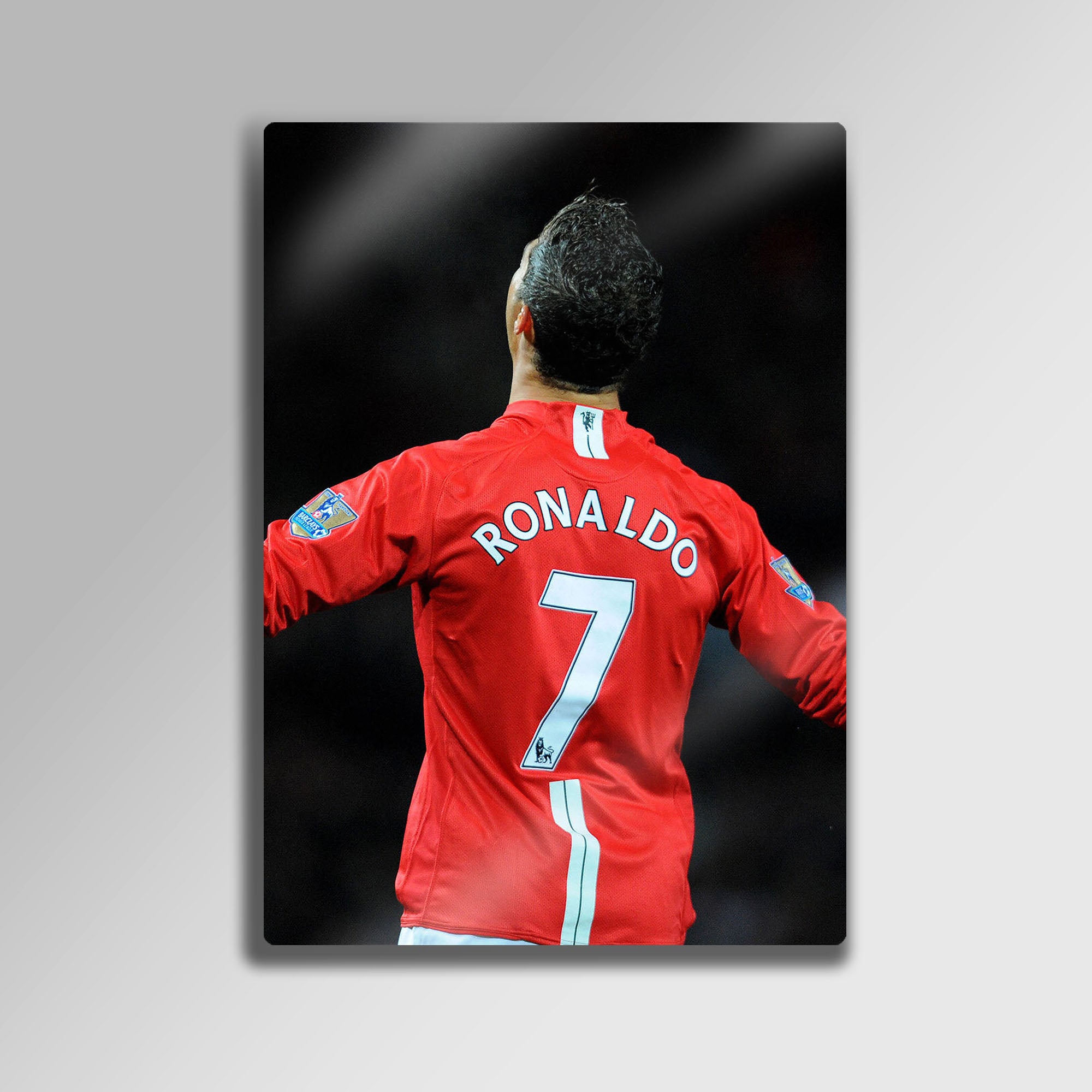 Cristiano Ronaldo Manchester United - Metal Tablo