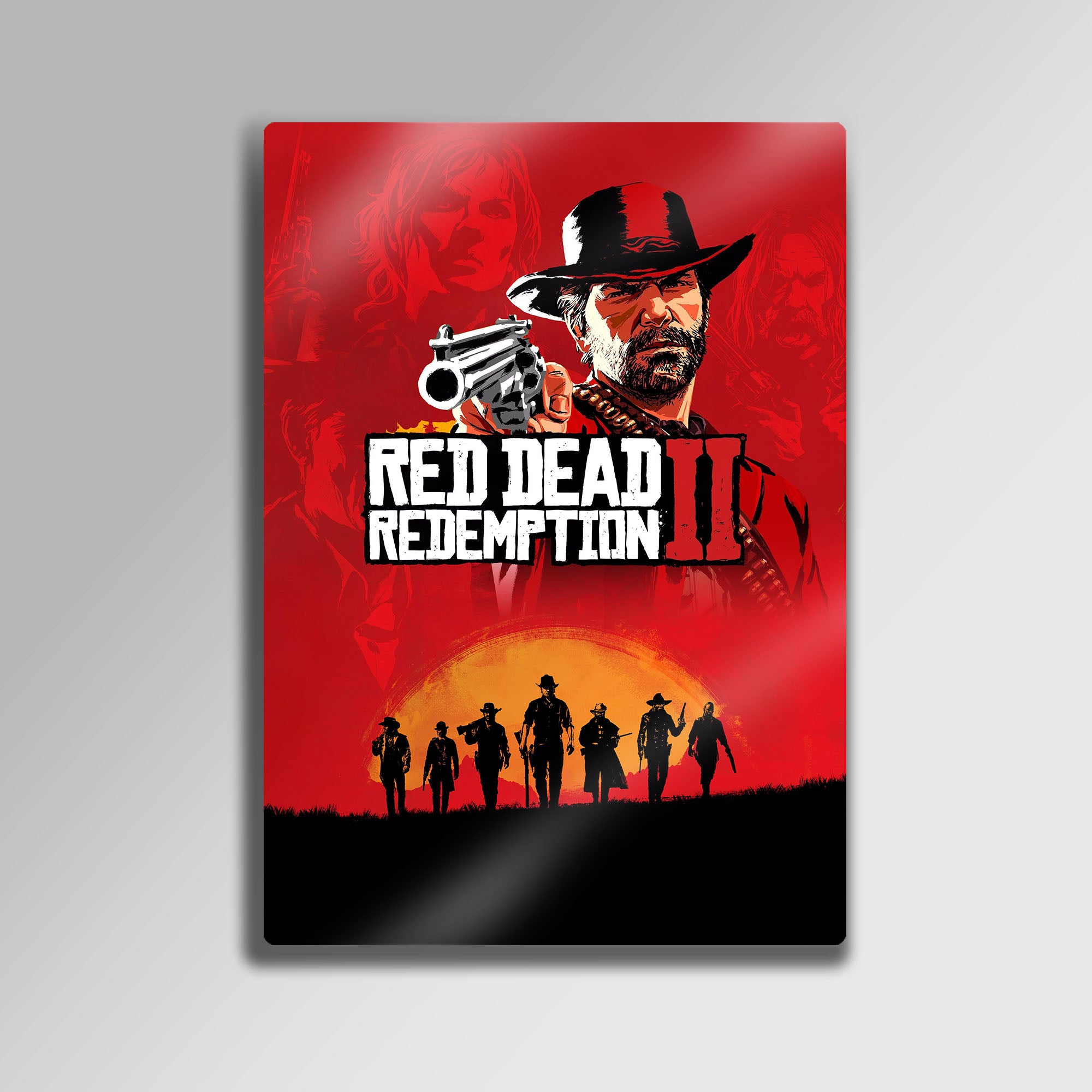 Red Dead Redemption 2 (RDR2) Afiş - Metal Tablo