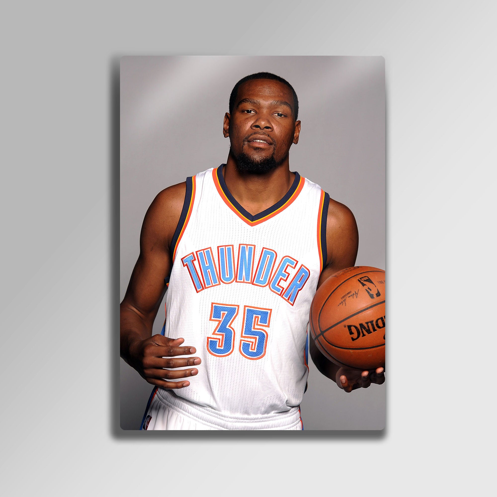 Kevin Durant Oklahoma City Thunder - Metal Tablo