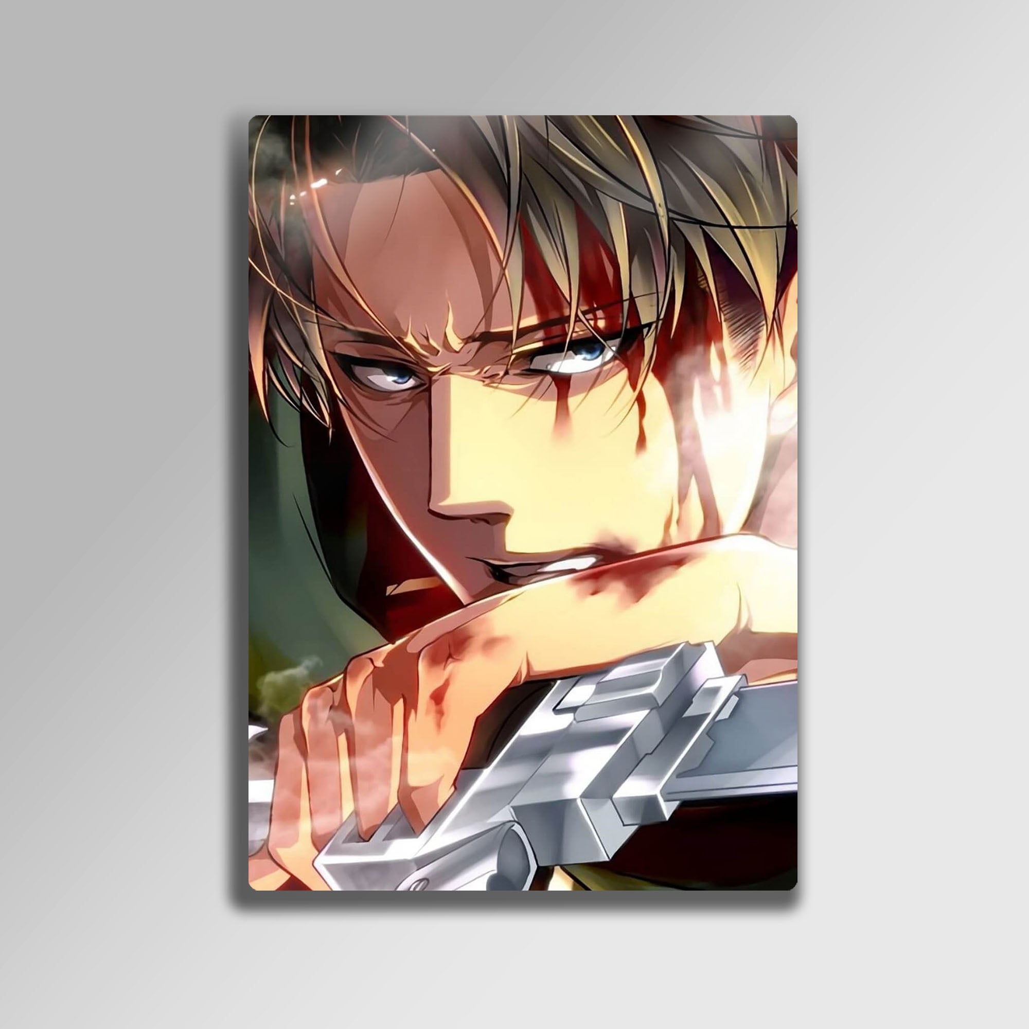 Attack on Titan Levi Ackerman - Metal Tablo