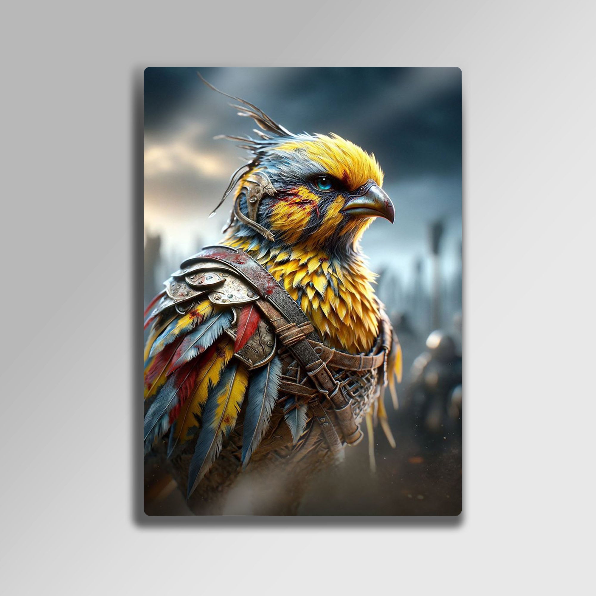 Sarı Kanarya - Metal Tablo