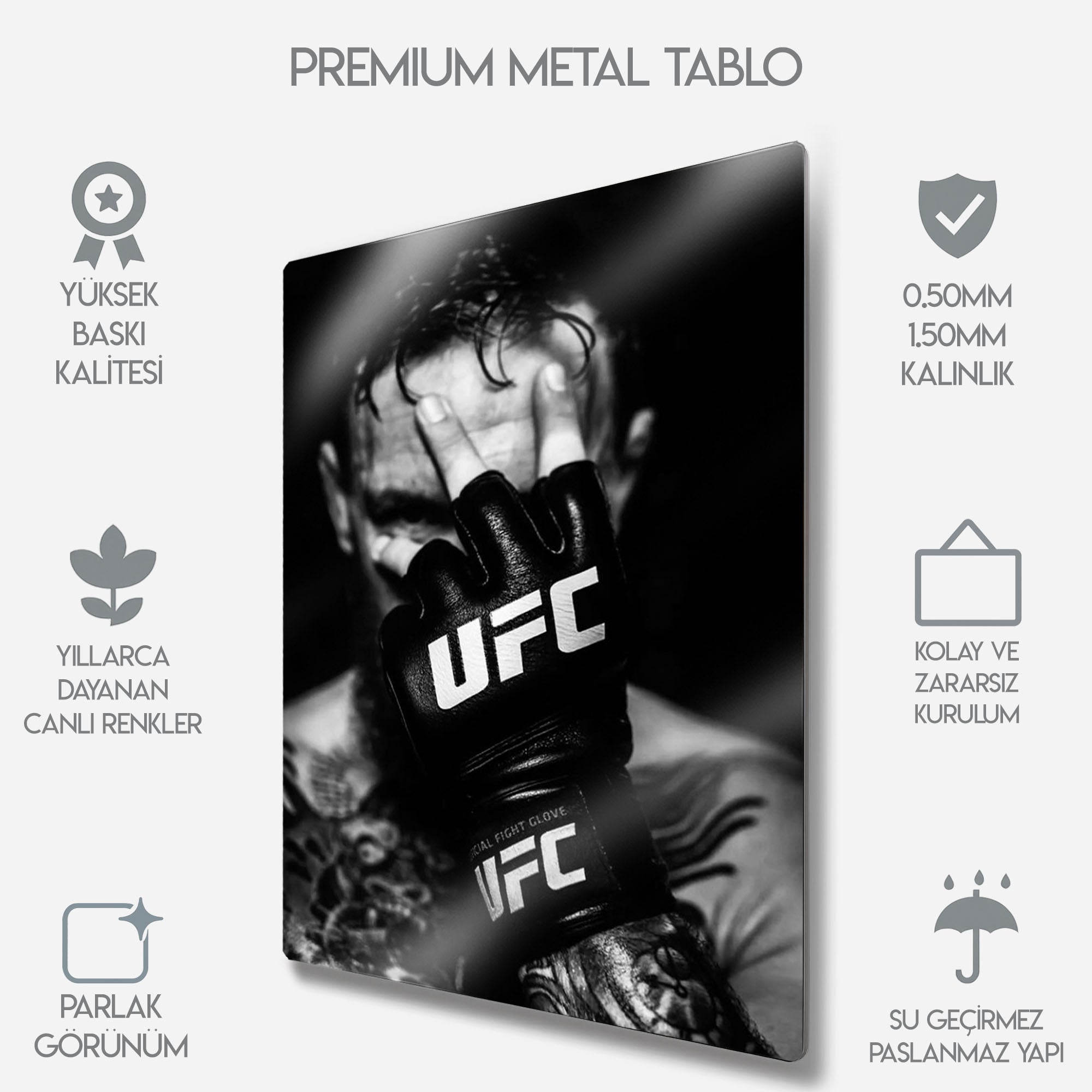 Conor McGregor UFC - Metal Tablo