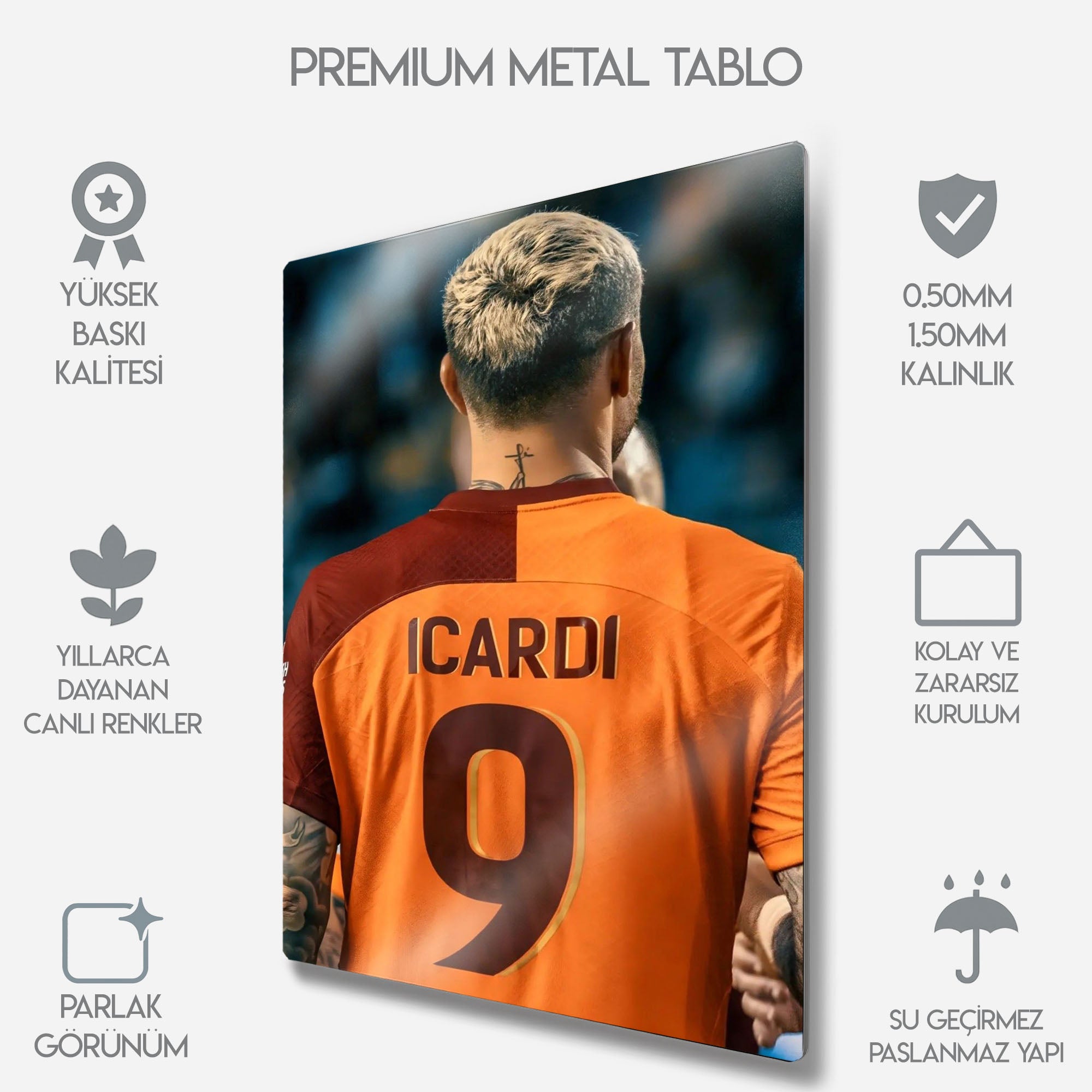 Mauro İcardi - Metal Tablo