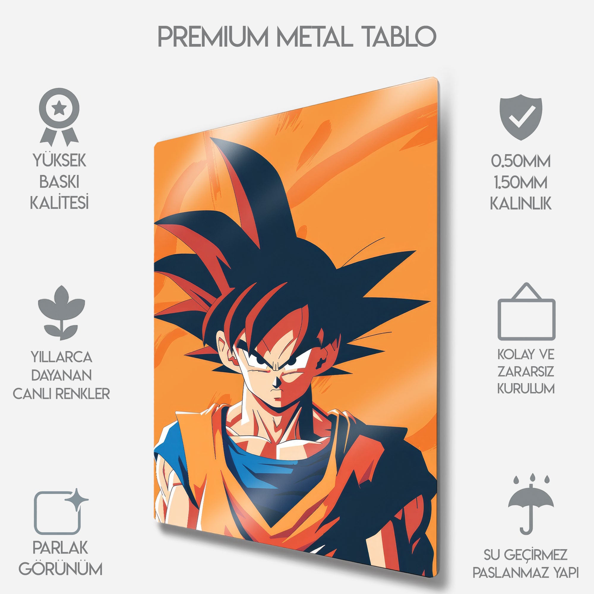 Son Goku, Dragon Ball Z - Metal Tablo