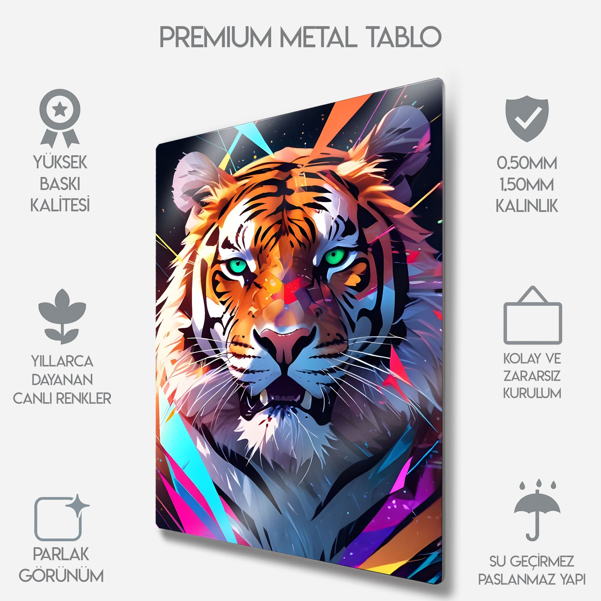 Pop Art Kaplan - Metal Tablo