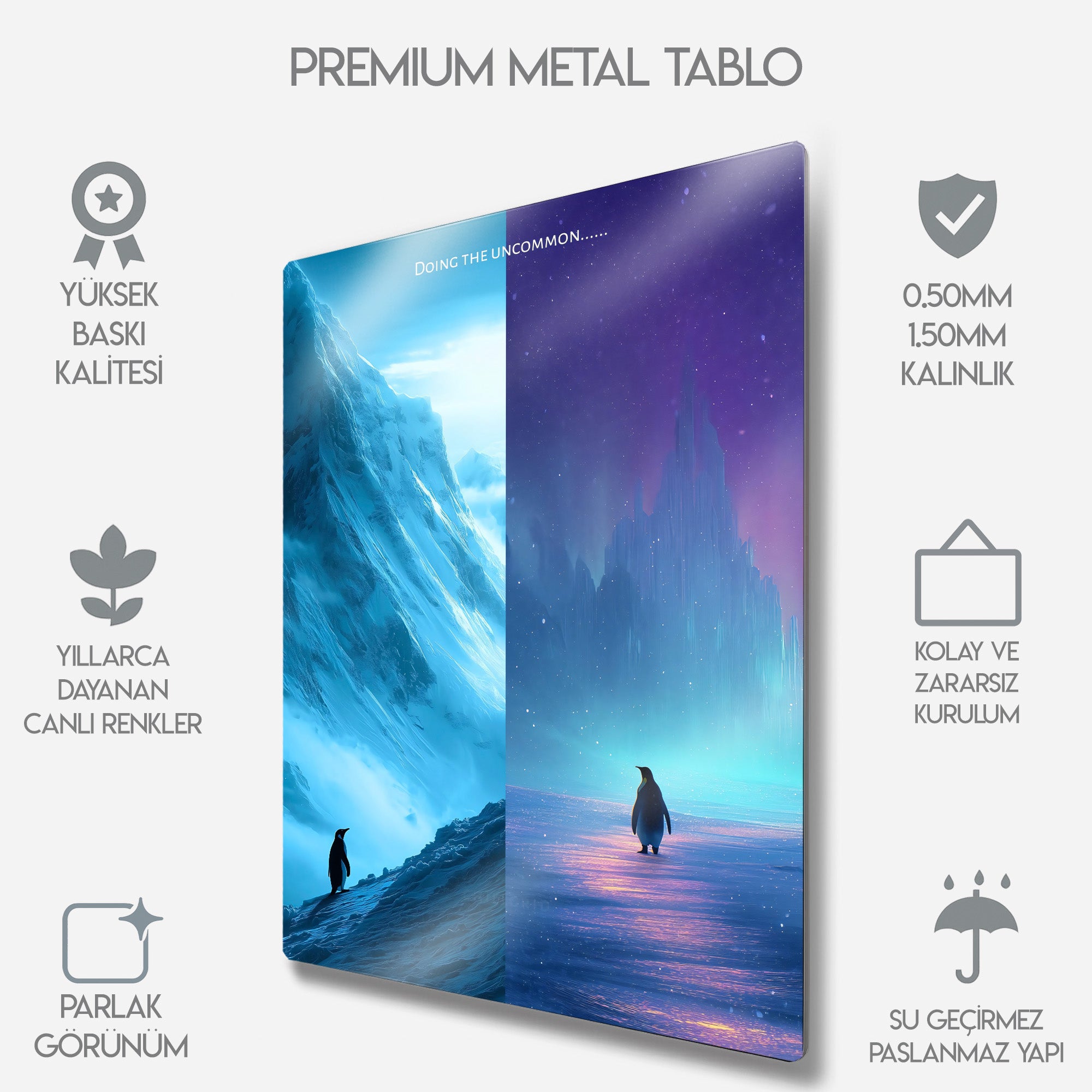 But Why, Nihilist Penguen, Penguin Motivasyon - Metal Tablo