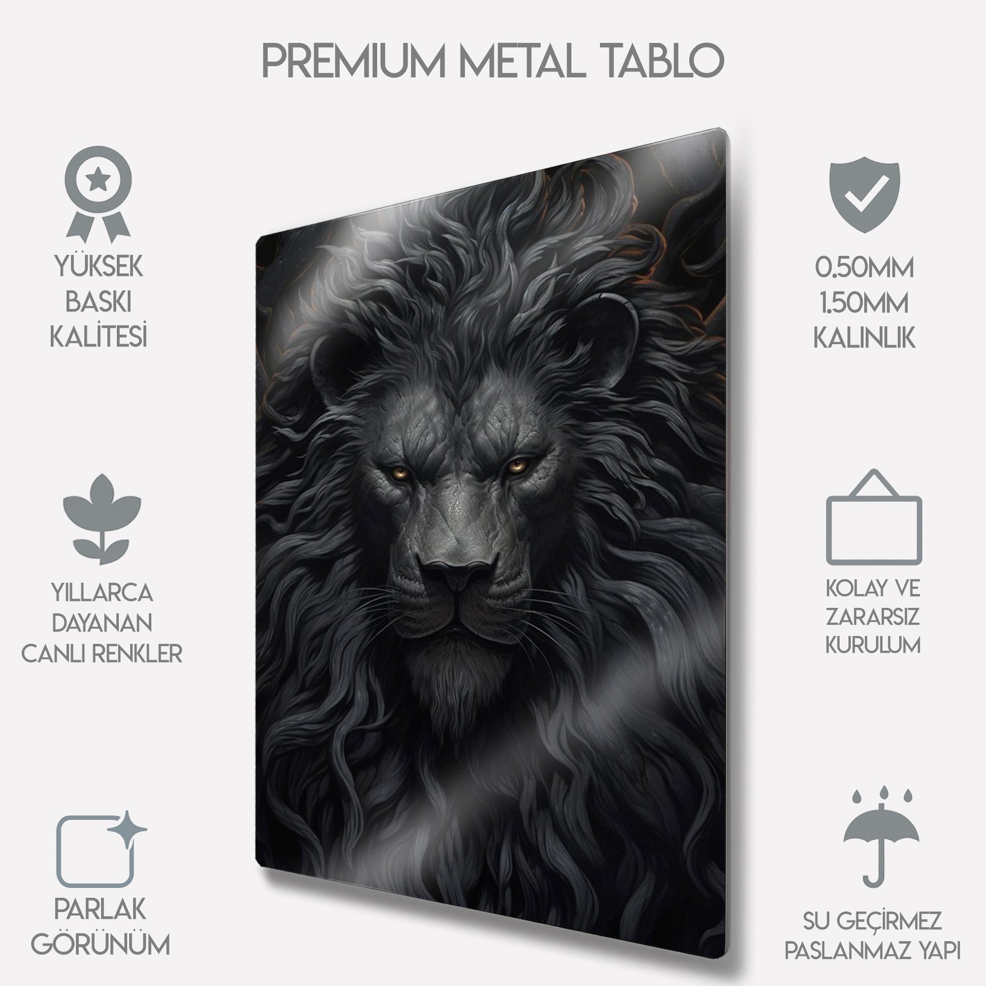 Kara Aslan - Metal Tablo