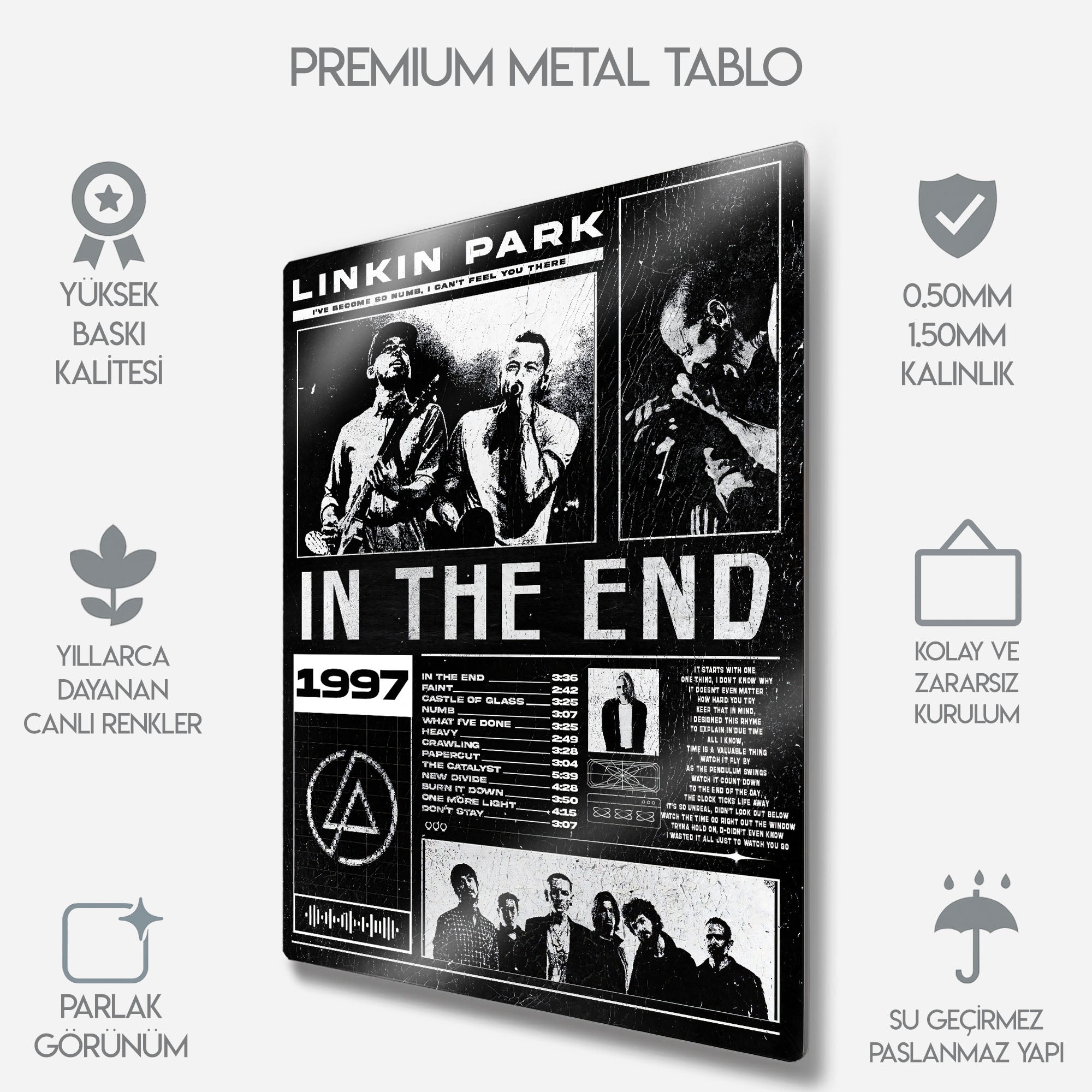Linkin Park "In The End" - Metal Tablo