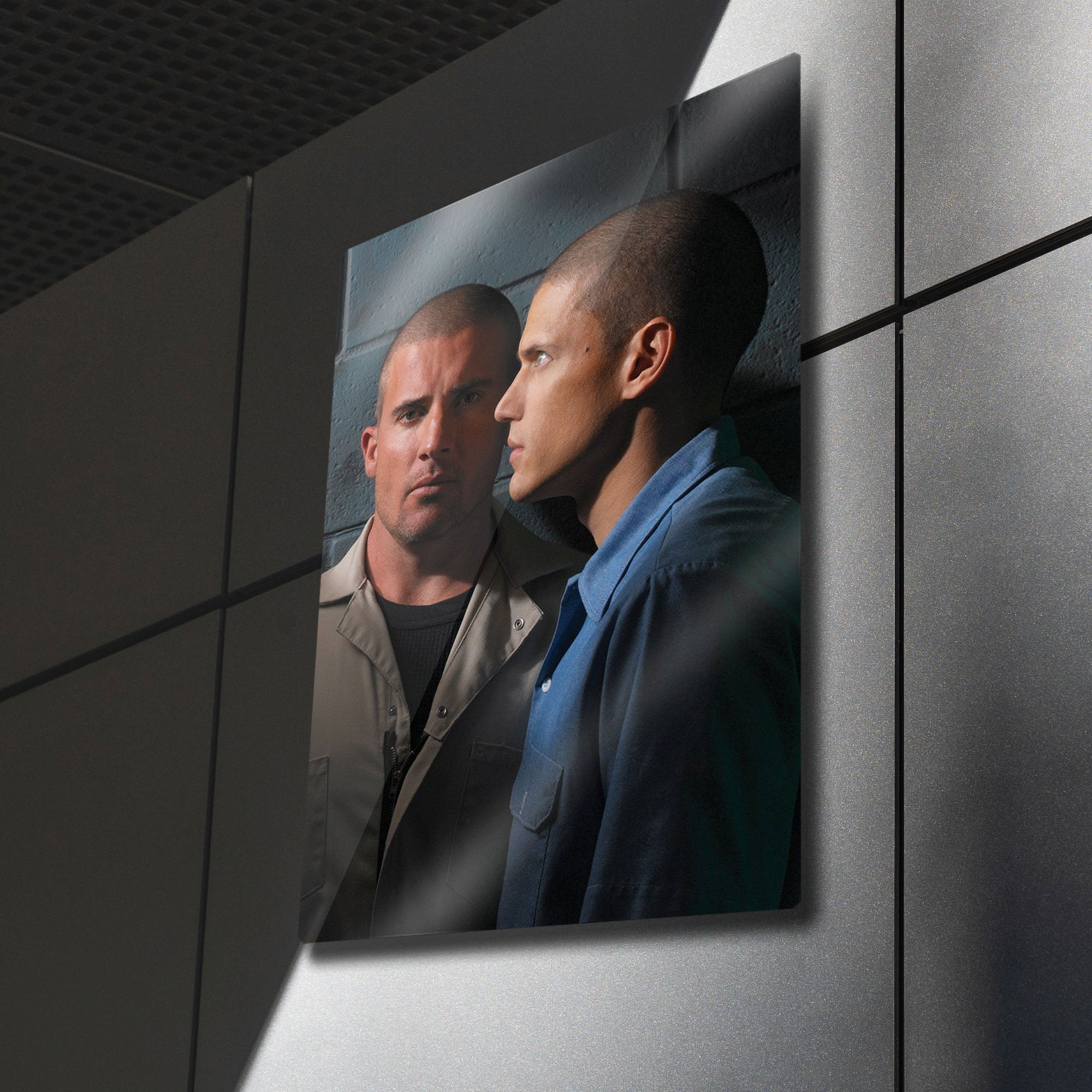 Prison Break Michael Scofield Lincoln Burrows Metal Tablo Dekorhane prison-break-michael-scofield-lincoln-burrows-metal-tablo-dekorhane