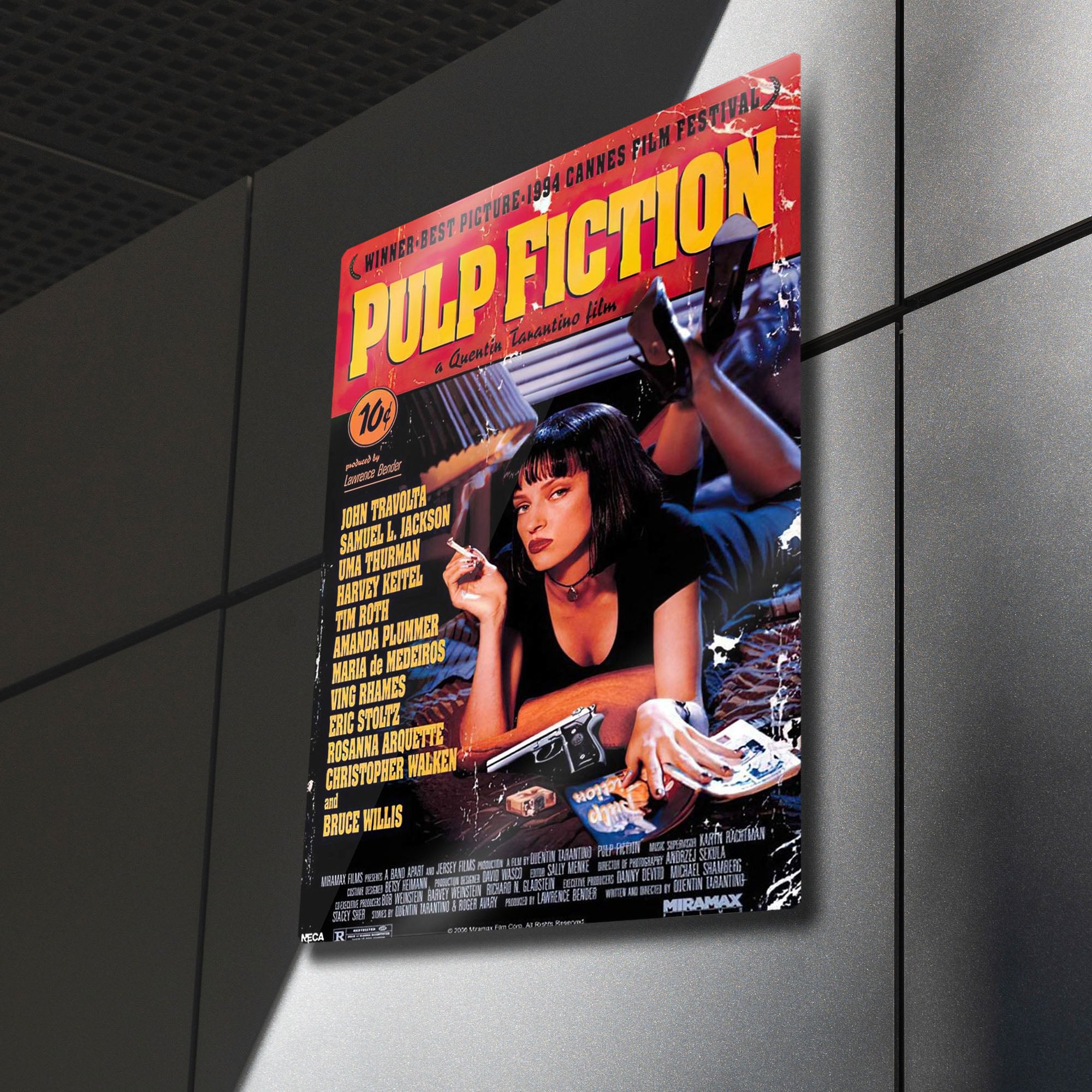 Pulp Fiction Film Afişi - Metal Tablo – Dekorhane