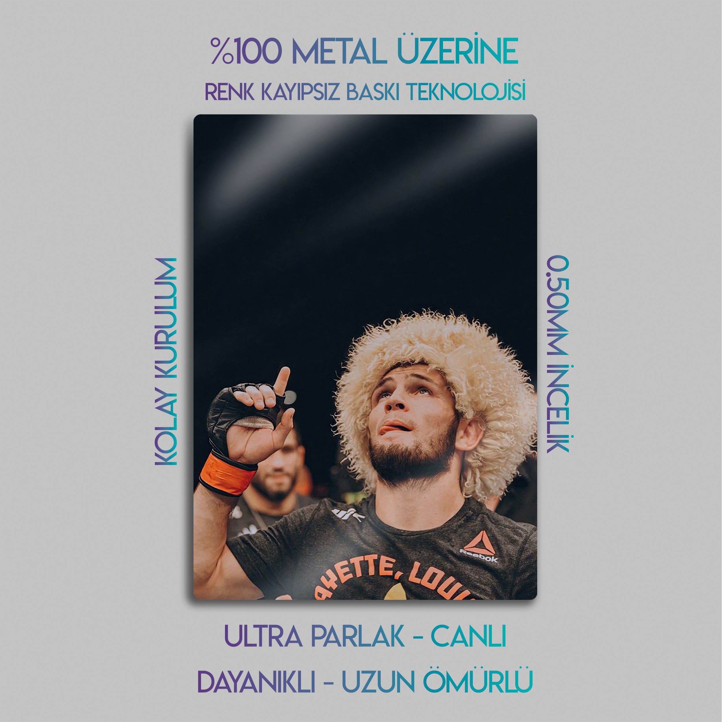 Khabib Nurmagomedov - Metal Tablo