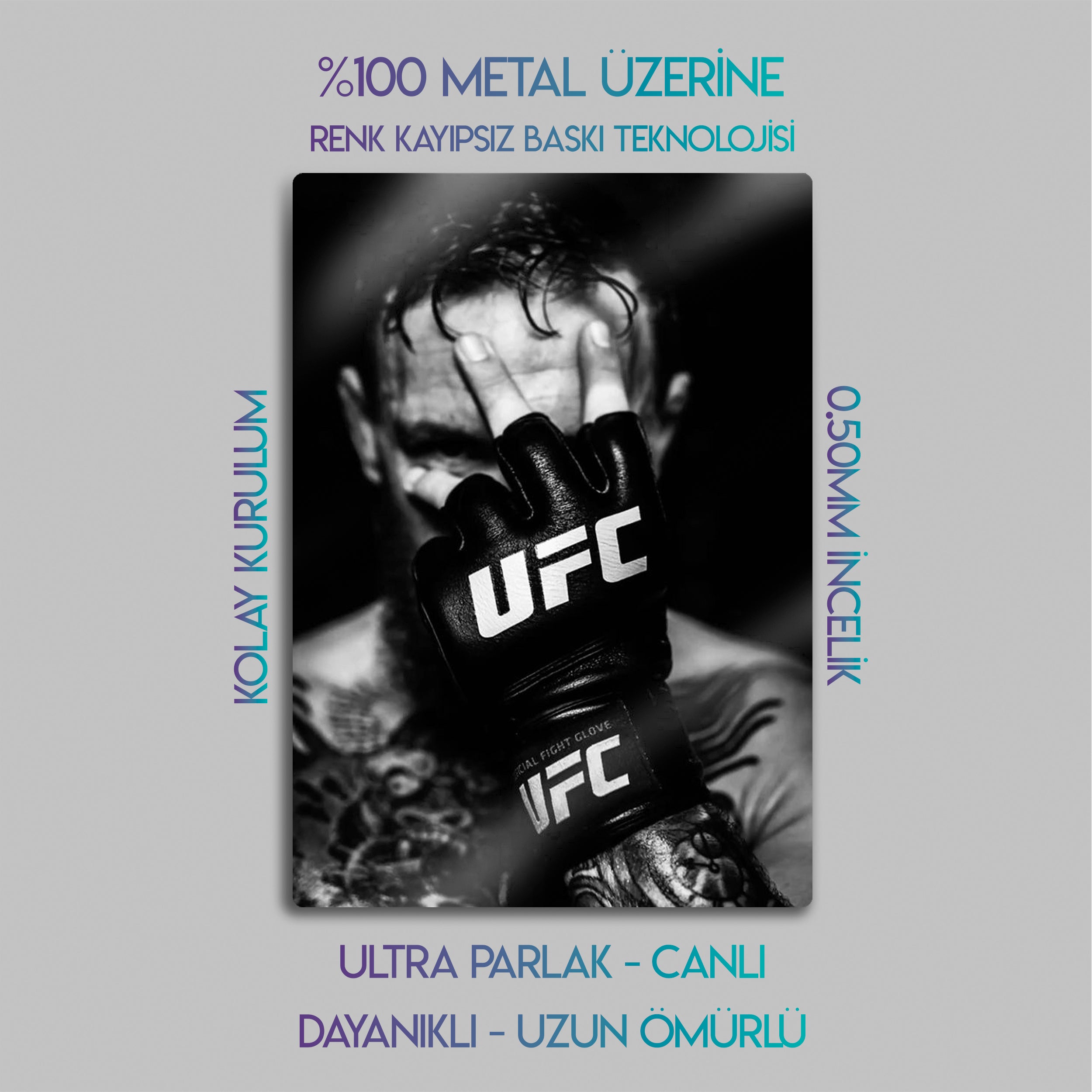 Conor McGregor UFC - Metal Tablo