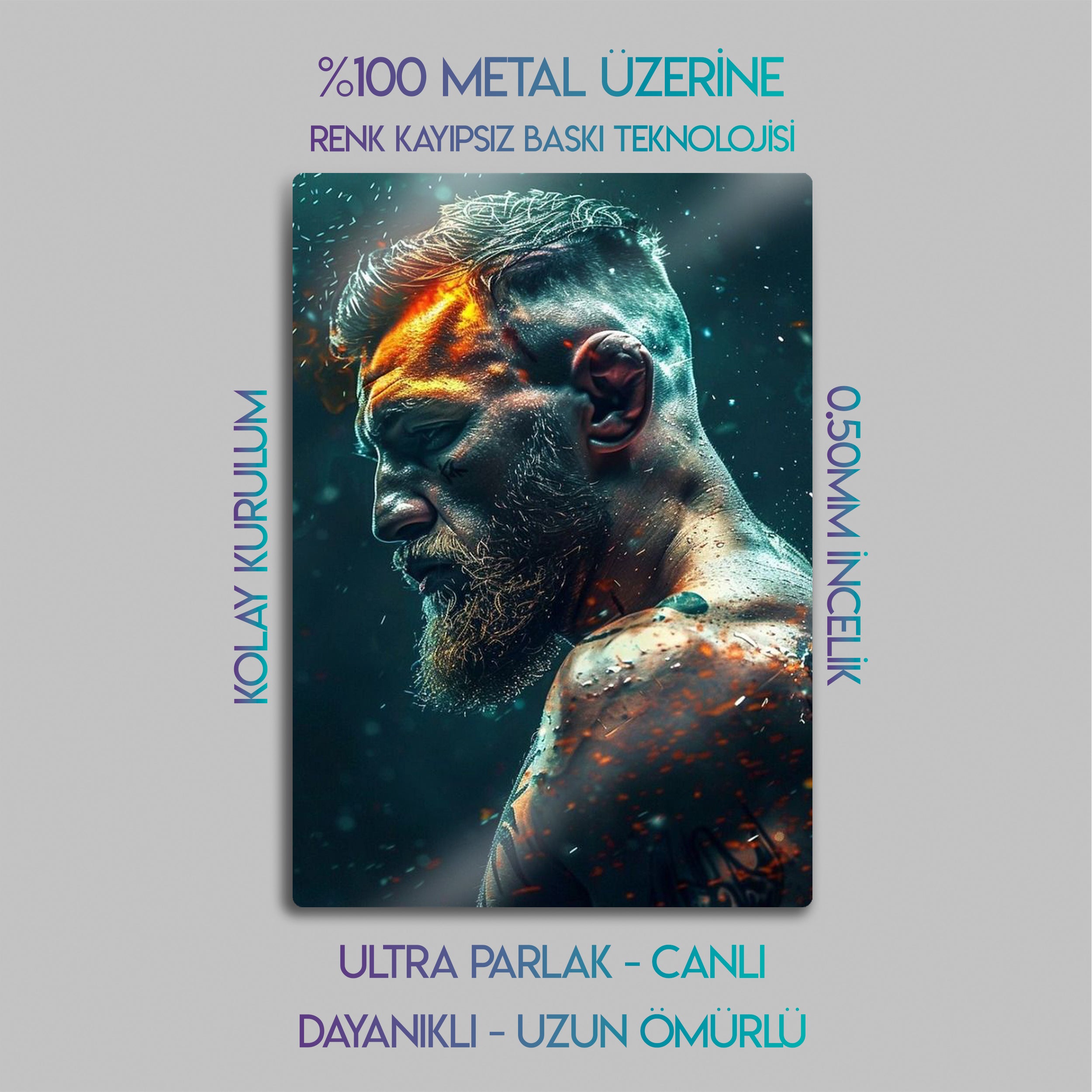 Conor McGregor UFC - Metal Tablo